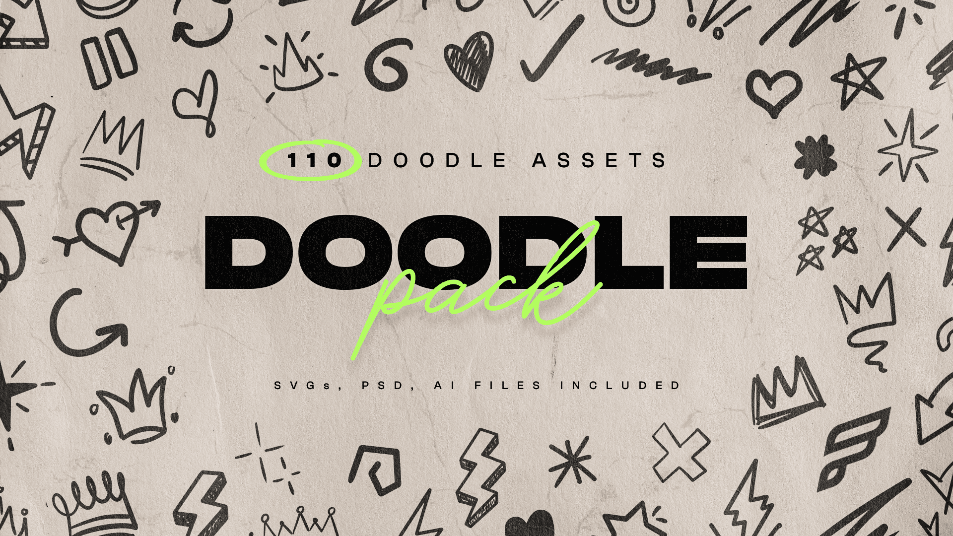 Hand-Drawn Doodles cover